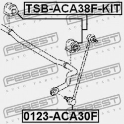 ELÜLSŐ STABILIZÁTOR GUMIKÉSZLET TOYOTA AVENSIS 08-, RAV4 05-13, PRIUS 09-15 /KIT/ 48815-42080