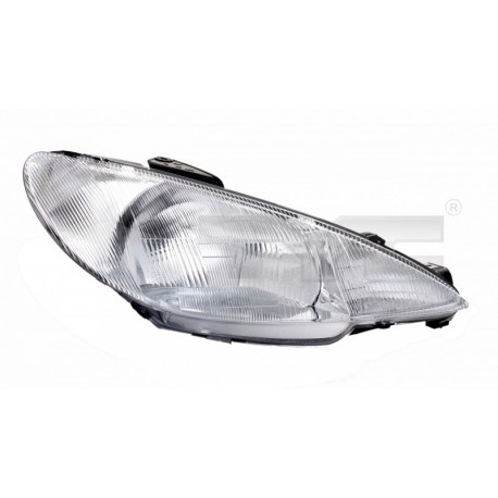 FÉNYSZÓRÓ PEUGEOT 206 98- JOBB H4/EL/SIL/T 6205S7
