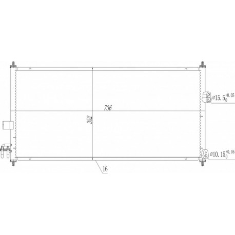 ALMERA TINO LÉGKONDICIONÁLÓ RADIÁTOR 00- 92100-BU000