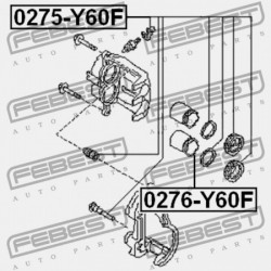ELSŐ FÉKNYEREG DUGATTYÚ NISSAN PATROL GR Y60 87-97 41121-G9500