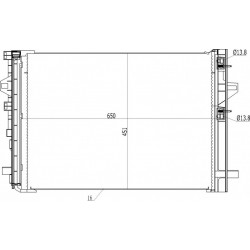 KLÍMABERENDEZÉS RADIÁTOR MERCEDES A-OSZTÁLY 12- 2465000054