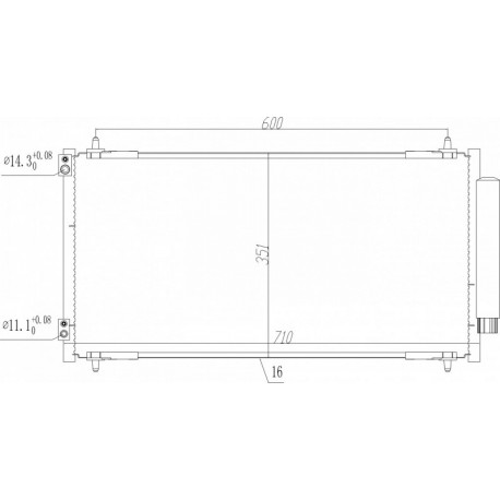 CITROEN C8 2.2DHI 06 KLÍMA RADIÁTOR 1401113180