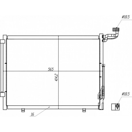 CLIMATE COOLER FORD ECO SPORT 13- 2067885