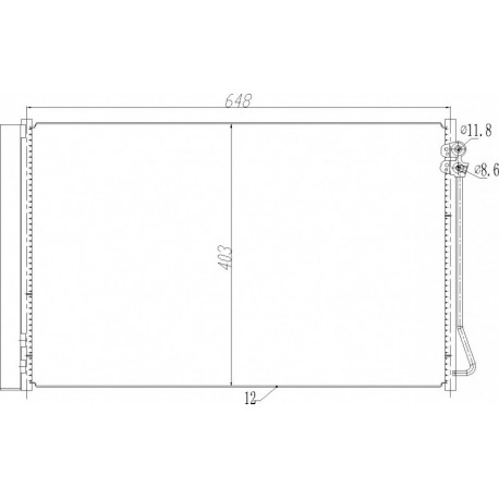 RADIÁTOR DB V-OSZTÁLY KLÍMABERENDEZÉSHEZ (W447) 4478350070