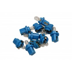 IZZÓ BX 12V 1.2W 8.5D KÉK (MŰANYAG TALPPAL) KPL 10DB