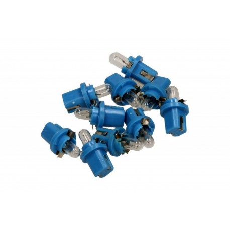 IZZÓ BX 12V 1.2W 8.5D KÉK (MŰANYAG TALPPAL) KPL 10DB