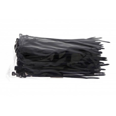 MŰANYAG NYAKKENDŐ 4X150 (1 CSOMAG 100 DB) FEKETE