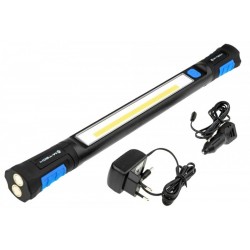 MŰHELYLÁMPA 10W COB MŰHELYLÁMPA 10W COB /FÉNY SZÍNE: MAX 6500K,4 ERŐS MÁGNES,FÉNYKIBOCSÁTÁS: MAX 1000LM,AKKUMULÁTOR: 7.4V