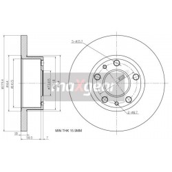 FÉKTÁRCSA. FIAT DUCATO 94- 986478843
