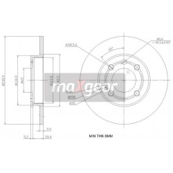 FÉKTÁRCSA VW ELSŐ POLO 94- 986478620
