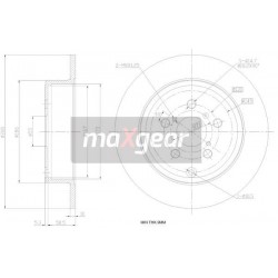 FÉKTÁRCSA. TOYOTA HÁTSÓ AVENSIS 03- 986479242