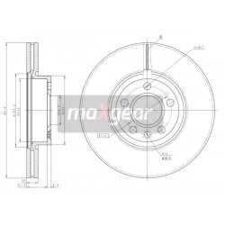 FÉKTÁRCSA. VW ELSŐ T4 98- 313X26 16 9979714