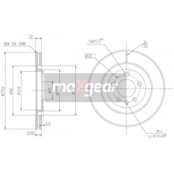 FÉKTÁRCSA. VW ELSŐ GOLF GTI 1H0615301A