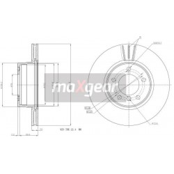 FÉKTÁRCSA. BMW ELSŐ E60 E61 150340200