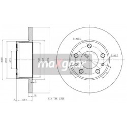 FÉKTÁRCSA. IVECO HÁTSÓ NAPI 00- 8730010