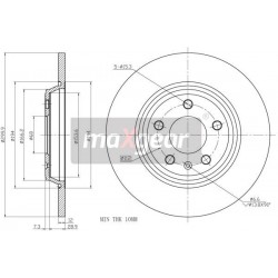 FÉKTÁRCSA. VW HÁTSÓ A4 A5 07- Q5 A6 09- 300X12 986479382