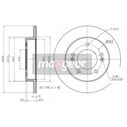 FÉKTÁRCSA. HYUNDAI HÁTSÓ IX20 10- KIA VENGA 8908120
