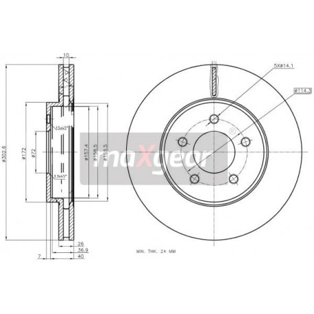 FÉKEK. MAZDA ELSŐ TRIBUTE 00- 98200-1977PRO