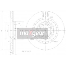 FÉKTÁRCSA. MITSUBISHI ELSŐ PAJERO SPORT 98-
