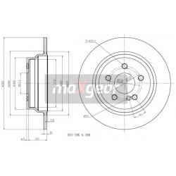 FÉKTÁRCSA. MERCEDES HÁTSÓ W211 02- 2114230712
