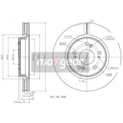FÉKTÁRCSA. HONDA ELSŐ CR-V 07- 12- 202653