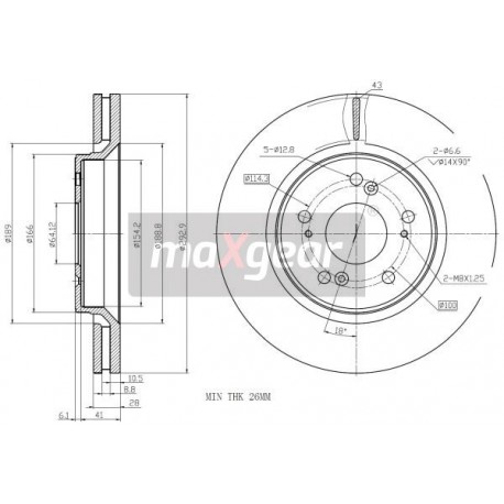FÉKTÁRCSA. HONDA ELSŐ CR-V 07- 12- 202653