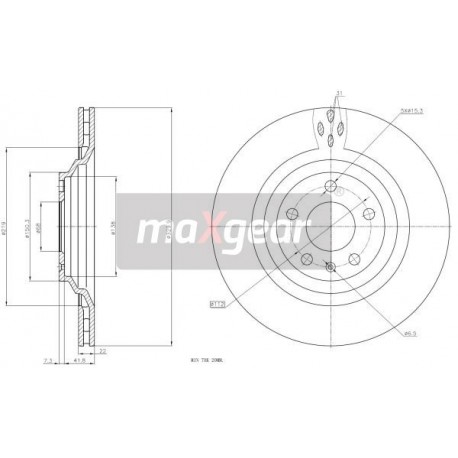 FÉKTÁRCSA. VW HÁTSÓ A6 2.0-4.2