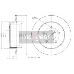 FÉKTÁRCSA. CHRYSLER HÁTSÓ VOYAGE 04721023AF