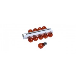 IZZÓ P21W 12V 21W BA15S FÉKJELZŐ (NARANCSSÁRGA) KPL 10 DB