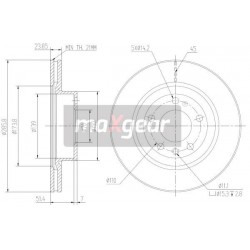FÉKTÁRCSA OPEL ELSŐ OMEGA 986478594