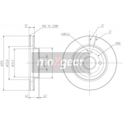 FÉKEK. TOYOTA ELSŐ COROLLA VERSO 01- 4351213030