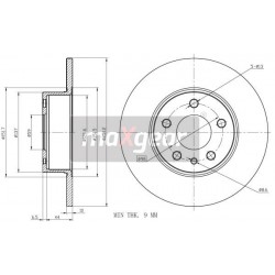 FÉKTÁRCSA. ALFA HÁTSÓ 156 97- 986478341