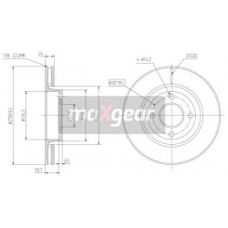 FÉKEK. FORD ELÜLSŐ MONDEO 93- 09.6766.10