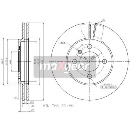 FÉKTÁRCSA. BMW ELSŐ E30 86-93 9488311