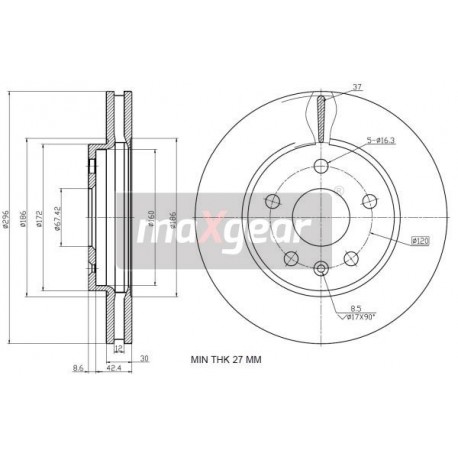 FÉKEK. OPEL INSIGNIA ELSŐ 08-AS KEREKEK 16-OS KORRÓZIÓGÁTLÓ BEVONATTAL