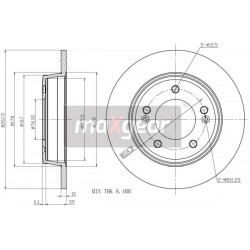 FÉKTÁRCSA. KIA HÁTSÓ CEED 12- I30 12- VELOSTER 262MM LÁSD KATALÓGUSBAN KORRÓZIÓGÁTLÓ BEVONATTAL