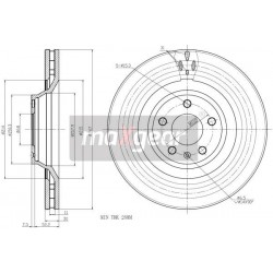 FÉKTÁRCSA. VW ELSŐ A6 04- 347MM
