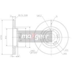 FÉKTÁRCSA RENAULT ELSŐ LAGUNA 95-ÖS 9738630
