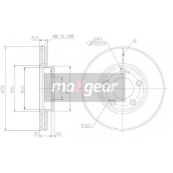 FÉKEK. MAZDA FRONT 3 KORRÓZIÓGÁTLÓ BEVONATTAL