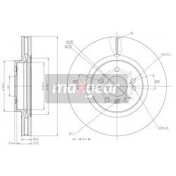 FÉKTÁRCSA. MERCEDES ELÖL W164 W251 09R10411