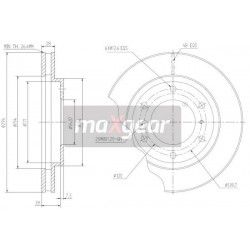 FÉKTÁRCSA. MITSUBISHI L200 06- 6111810