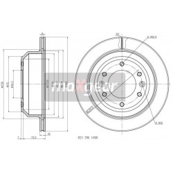 FÉKTÁRCSA. HYUNDAI HÁTSÓ H-1 08- 92203900