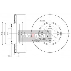 FÉKTÁRCSA. VW ELÖL 12MM GOLF PASSAT A80 986478011
