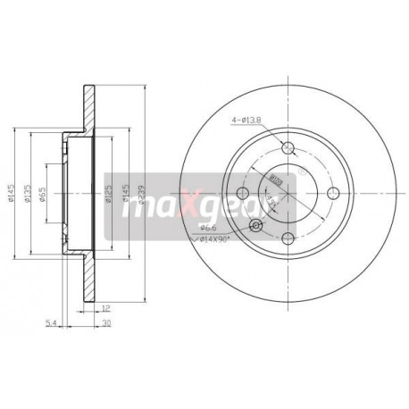 FÉKTÁRCSA. VW ELSŐ 12MM GOLF PASSAT A80 12MM-ES GOLF PASSAT A80 KORRÓZIÓGÁTLÓ BEVONATTAL