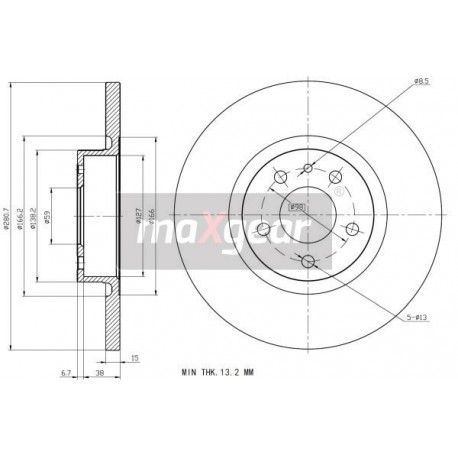 FÉKEK. ALFA ELÖL 147 156 1.6-1.9B JTD 60653487