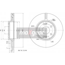 FÉKTÁRCSA RENAULT LAGUNA ELÖL 01- 470241372