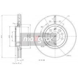 FÉKEK. OPEL ELÖL VECTRA C 02- 2.8 3.2 V6 3.0CDTI 569005