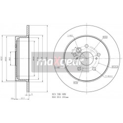 FÉKTÁRCSA. TOYOTA HÁTSÓ RAV-4 986479338