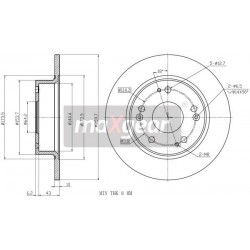 FÉKTÁRCSA. HONDA HÁTSÓ ACCORD 03- 08A32711