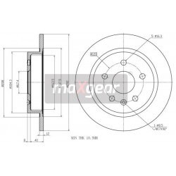 FÉKTÁRCSA. OPEL HÁTSÓ INSIGNIA FELNI 16 569127
